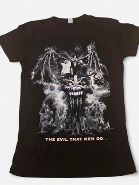 Vintage Iron Maiden Black Graphic Concert Tee